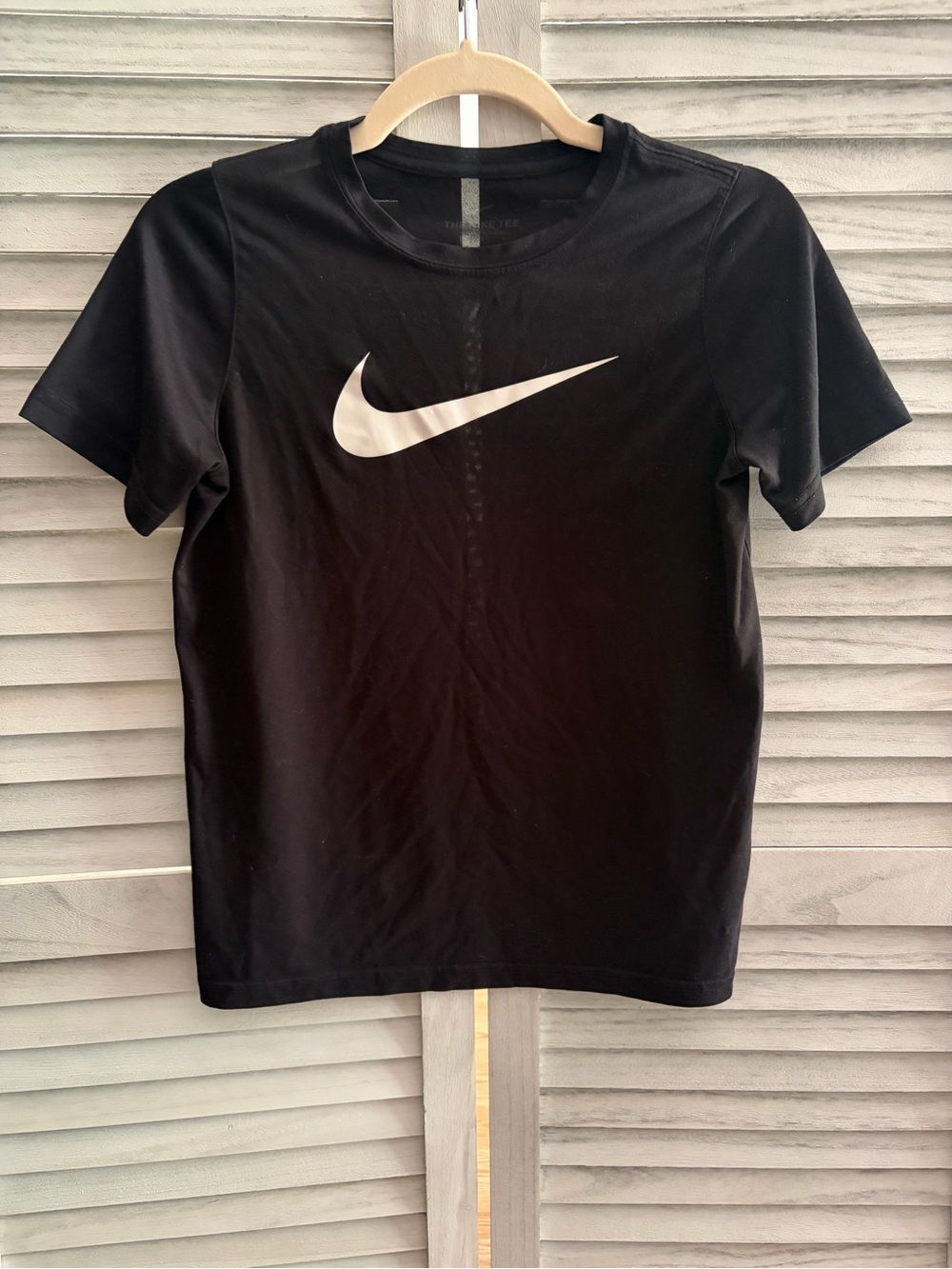 Nike Black Short Sleeve Swoosh Tee